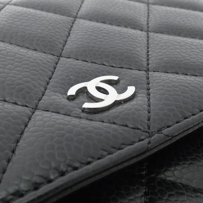 Chanel Timeless Classic Caviar Skin Chain Wallet