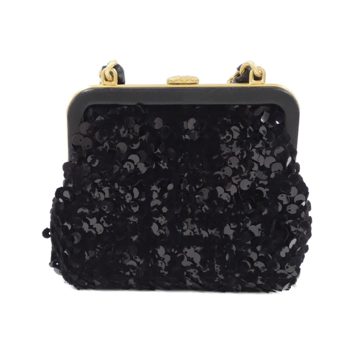 Chanel AP4028 Tweed Spangle Chain Clutch