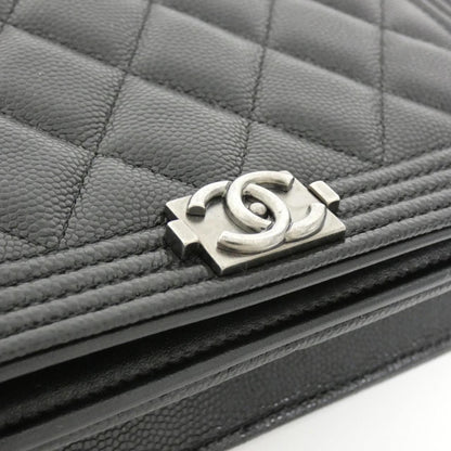 Chanel Boy Chanel AP1117 Caviar Skin Wallet