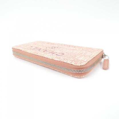Chanel Deauville Line Canvas Long Wallet