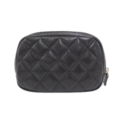 Chanel Timeless Classic Caviar Skin Pouch
