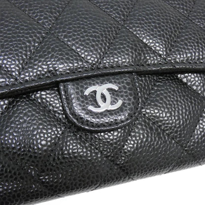 Chanel Timeless Classic Caviar Skin Long Wallet
