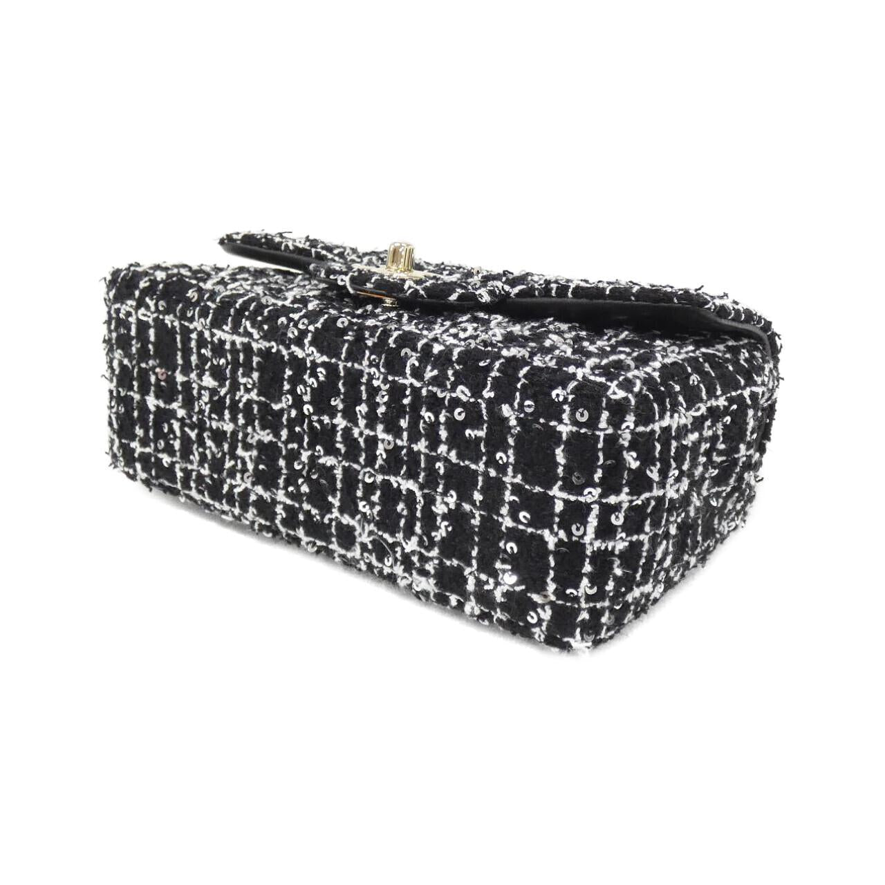 Chanel AS2431 Cotton Tweed Shoulder Bag