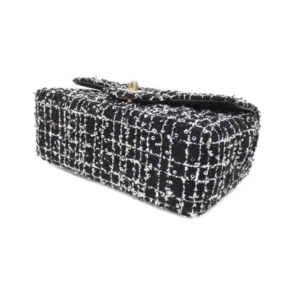 Chanel AS2431 Cotton Tweed Shoulder Bag