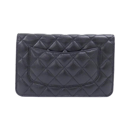 Chanel Timeless Classic Caviar Skin Chain Wallet