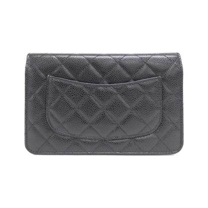 Chanel Timeless Classic Line Caviar Wallet on Chain