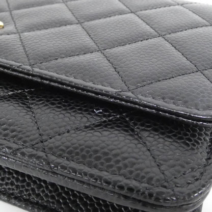 Chanel Timeless Classic Line Caviar Wallet on Chain