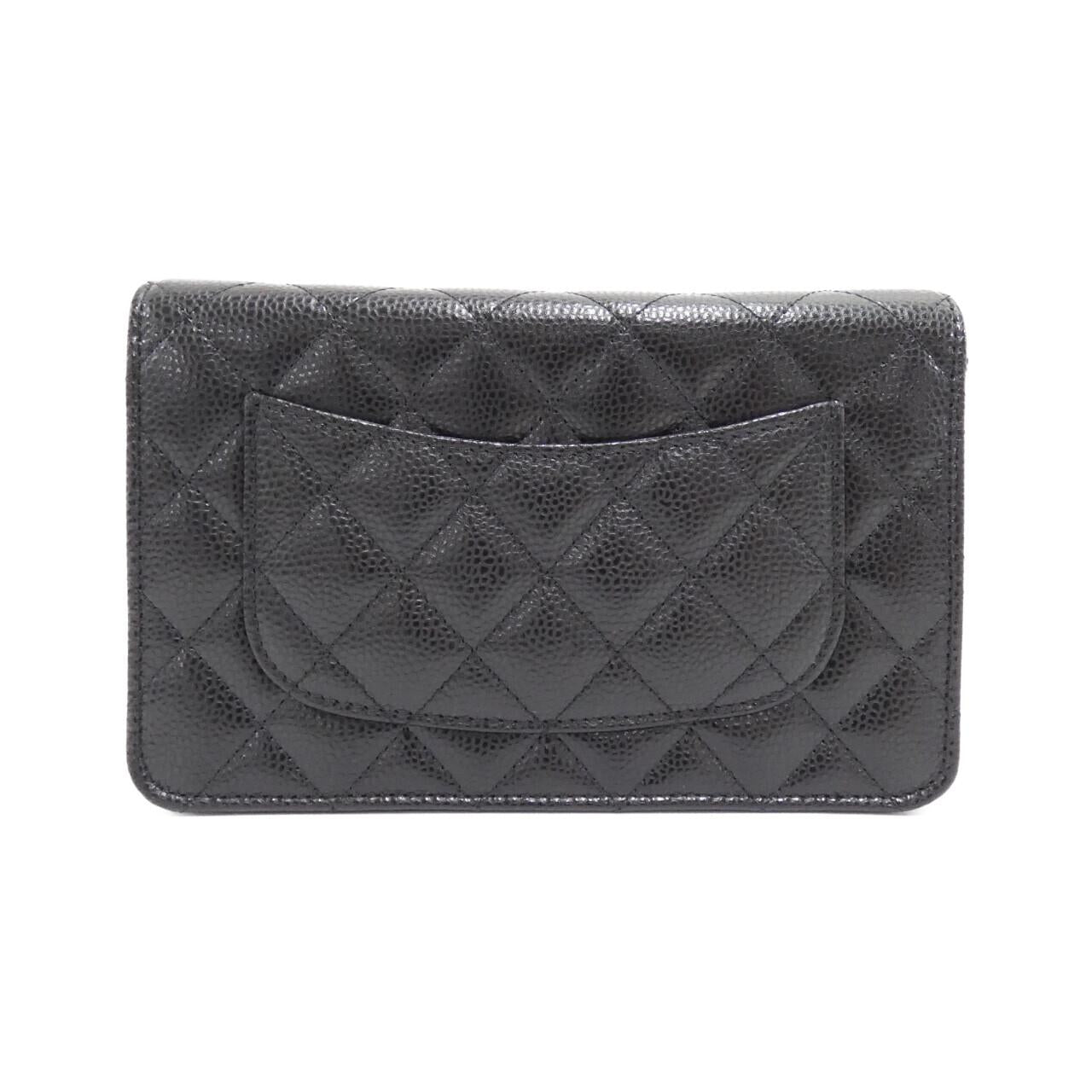 Chanel AP4241 Caviar Skin Wallet on Chain