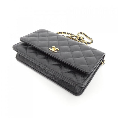Chanel AP4241 Caviar Skin Wallet on Chain