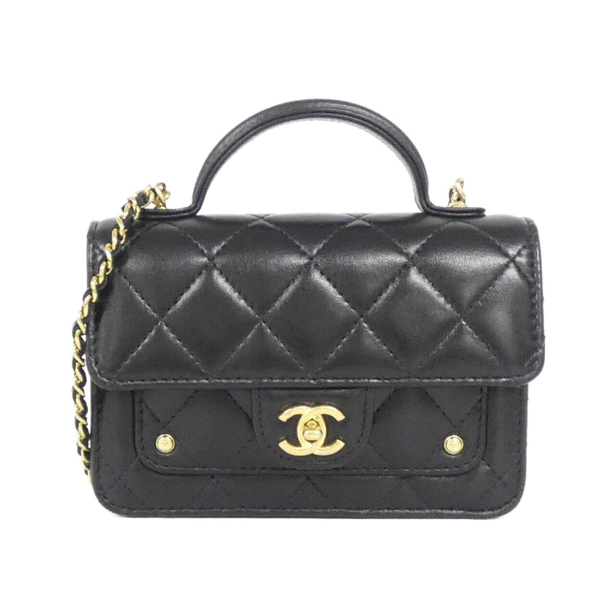 Chanel AP4675 Lambskin Chain Clutch