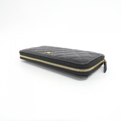 Chanel Timeless Classic Caviar Skin Long Wallet