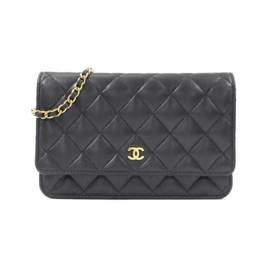 Chanel Timeless Classic Line Lambskin Chain Wallet
