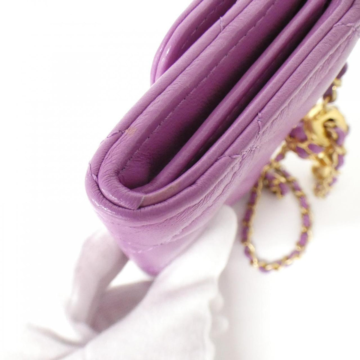 Chanel AP2704 Lambskin Chain Clutch