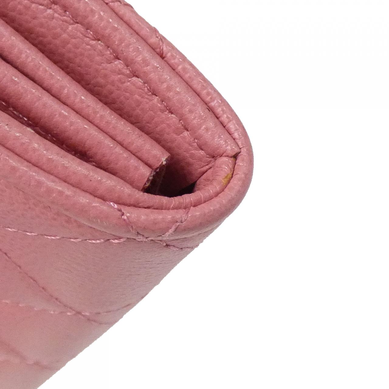 Chanel 2つ折り Long Wallet Caviar Skin Long Wallet