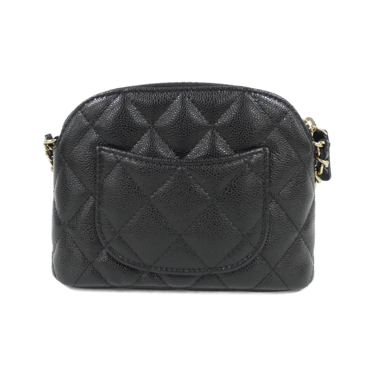 Chanel Timeless Classic Caviar Skin Chain Clutch