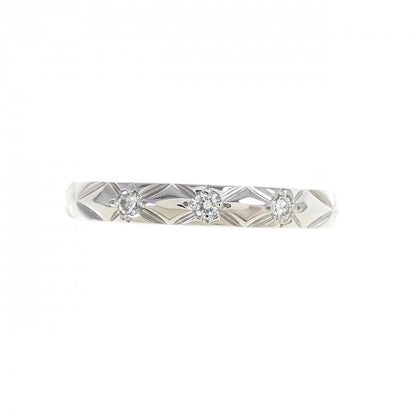 Chanel Matelassé Platinum Diamond Ring