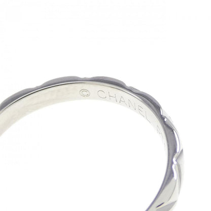 Chanel Matelassé Platinum Diamond Ring