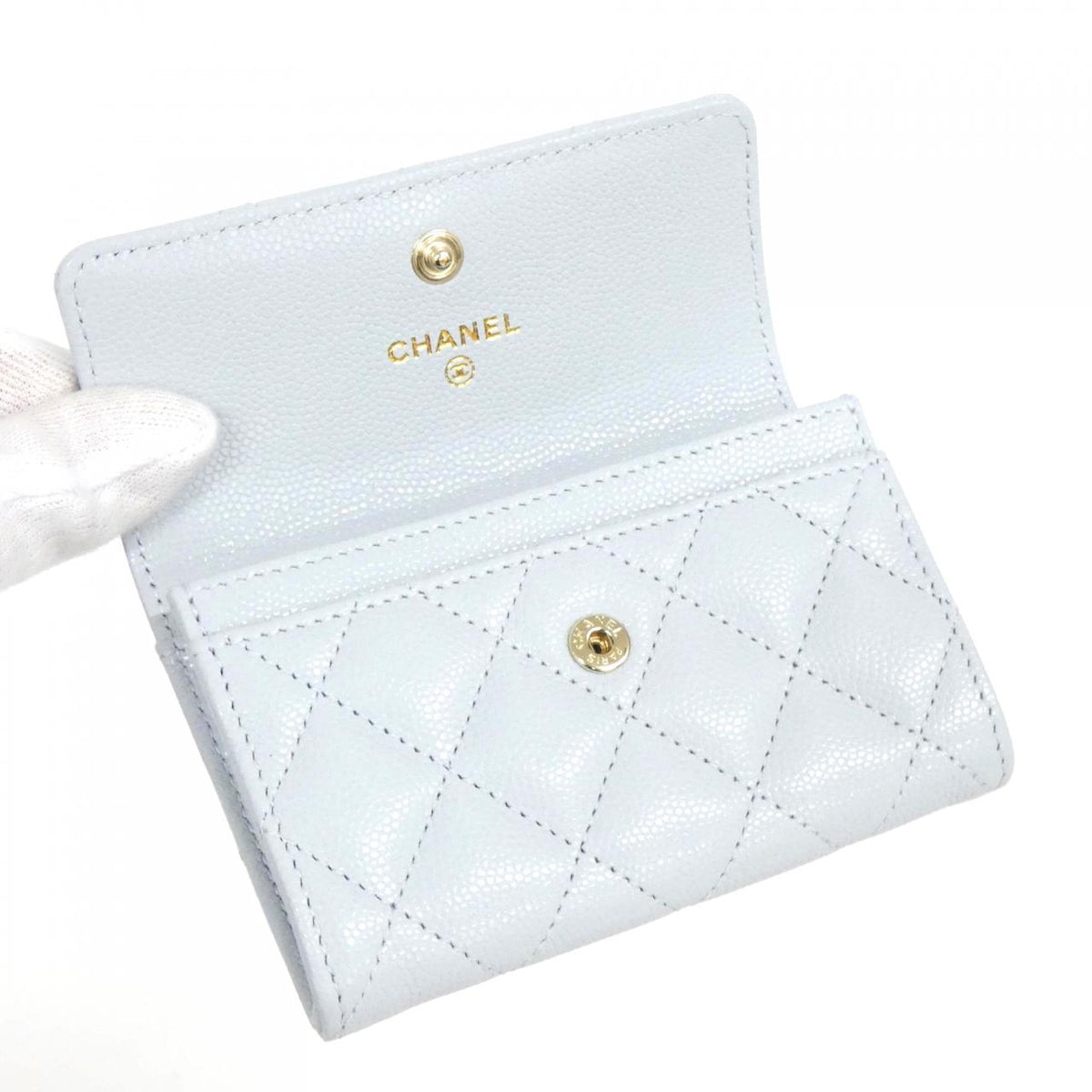 Chanel AP4819 Caviar Skin Card Case