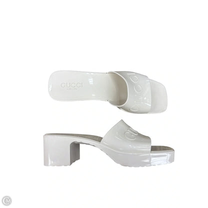 Shoes Luxury Designer By Gucci In White