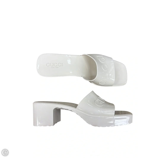 Shoes Luxury Designer By Gucci In White