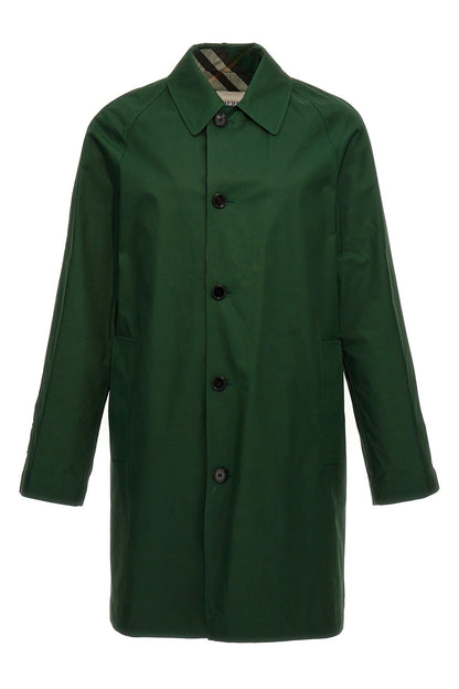 Burberry Men Medium Reversible Car Coat Check