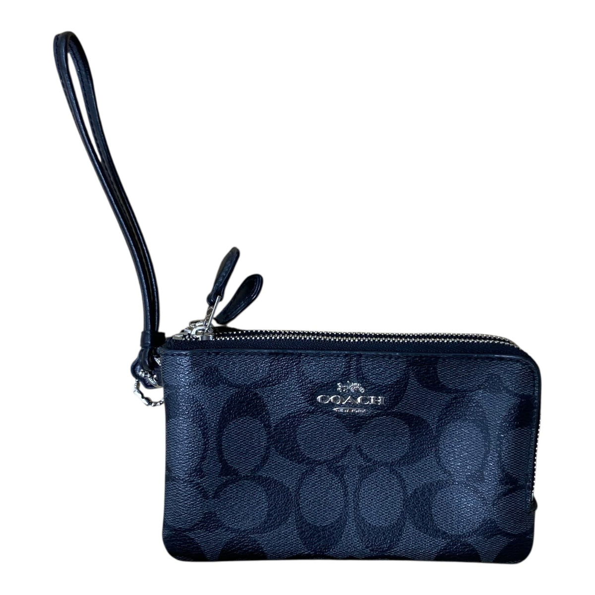 Wristlet Designer By Coach In Black, Size:Medium