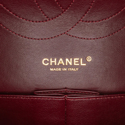 Black Chanel Jumbo Classic Lambskin Double Flap Shoulder Bag