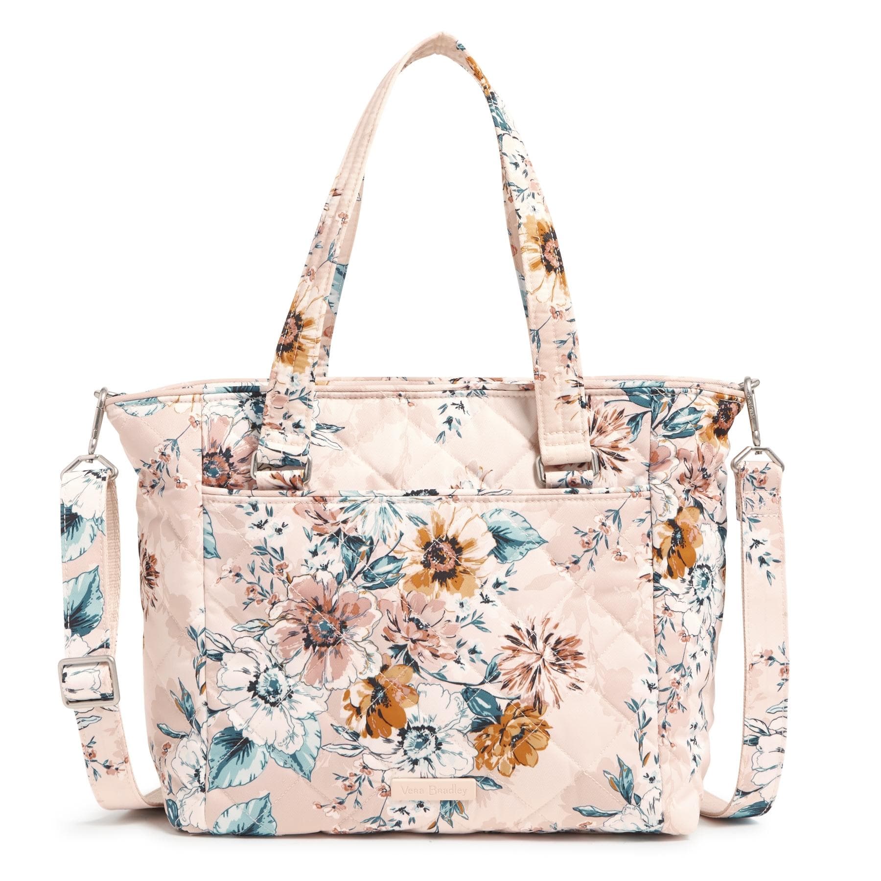Multi-Strap Shoulder Bag-Peach Blossom Bouquet-Image 3-Vera Bradley