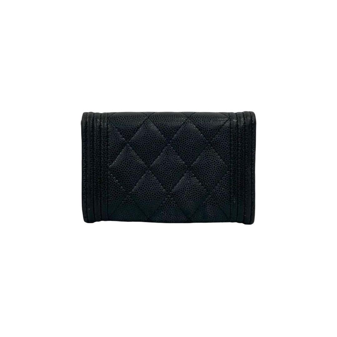 Chanel Boy Chanel Caviar Card Case
