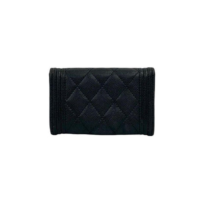 Chanel Boy Chanel Caviar Card Case