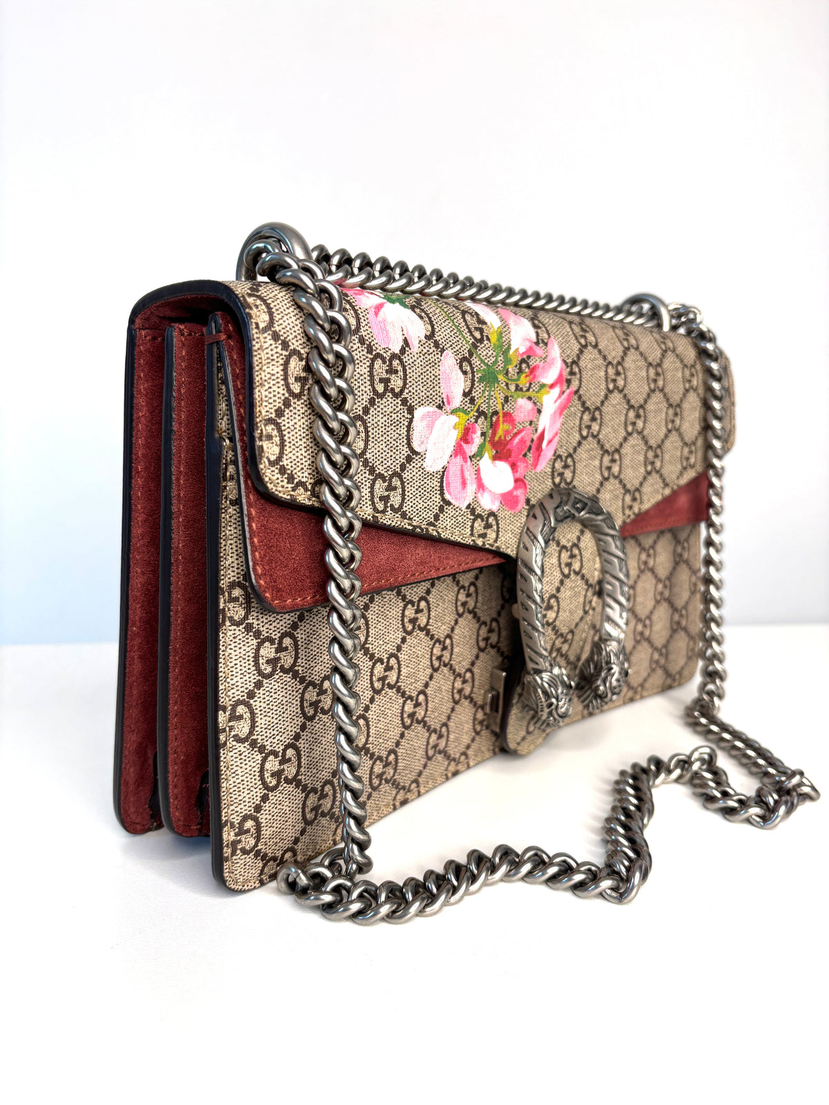 Gucci Dionysus GG Blooms Supreme Shoulder Bag - Preloved