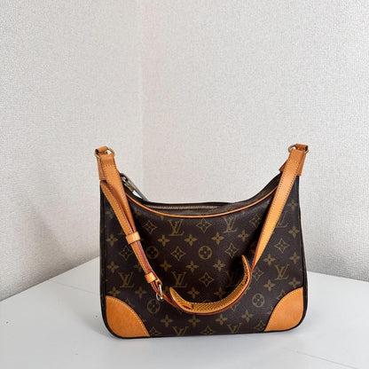 Louis Vuitton LV Monogram Boulogne 30 Vintage - Brown Shoulder Bags, Handbags MR2104202507222