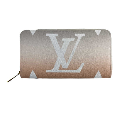 LOUIS VUITTON - Gradient Zippy Wallet - Gray / White Orange Zip Around