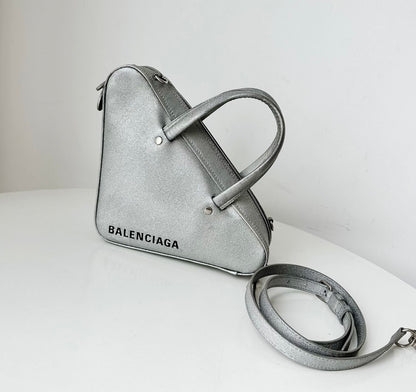 Balenciaga clutch silver 24cm