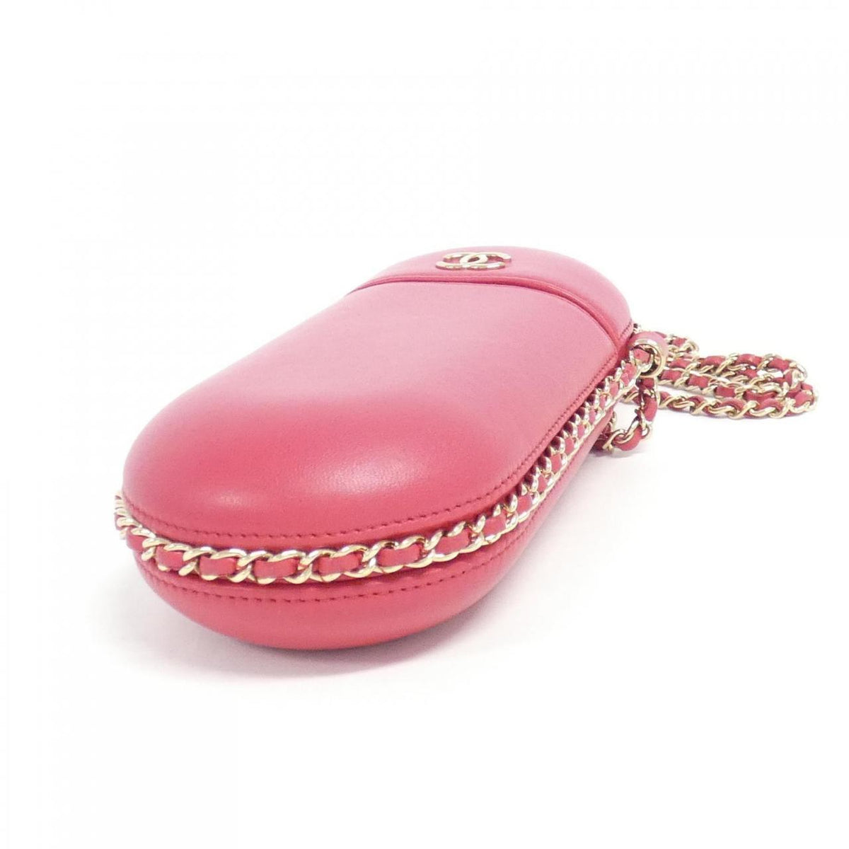 Chanel Chain Clutch Lambskin Clutch Bag