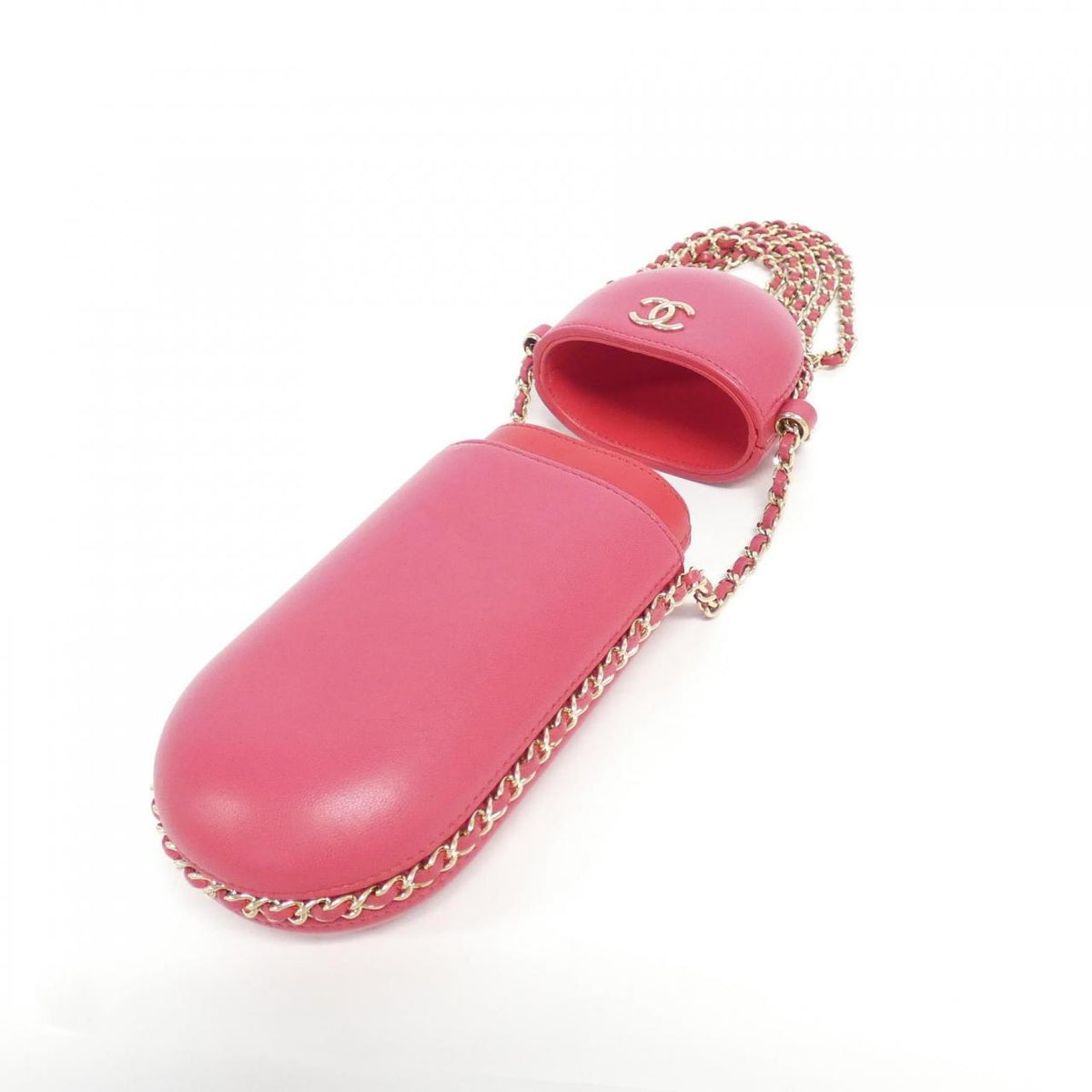 Chanel Chain Clutch Lambskin Clutch Bag