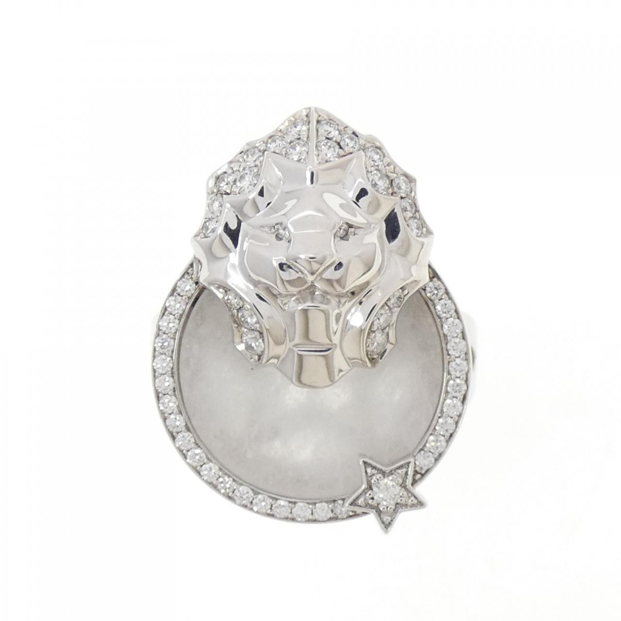 Chanel Sous le Signe du Lion 750 White Gold Ring