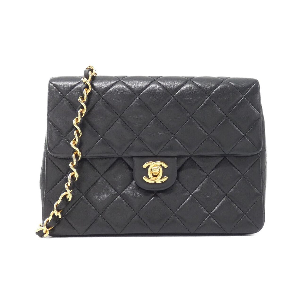 Chanel 01163 Lambskin Shoulder Bag