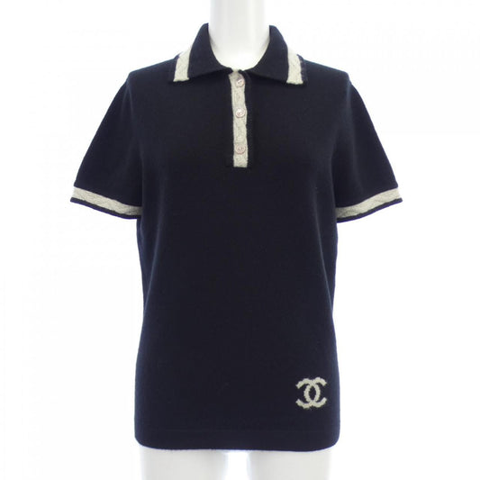 Chanel P24422V01664 Cashmere Polo Shirt