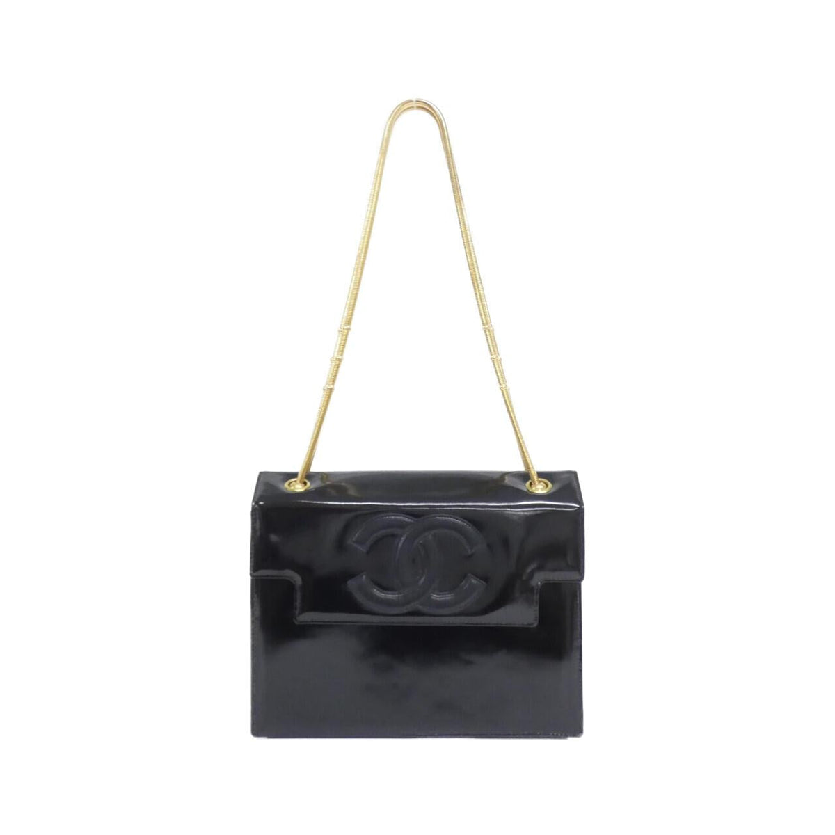 Chanel Enamel Lambskin Shoulder Bag
