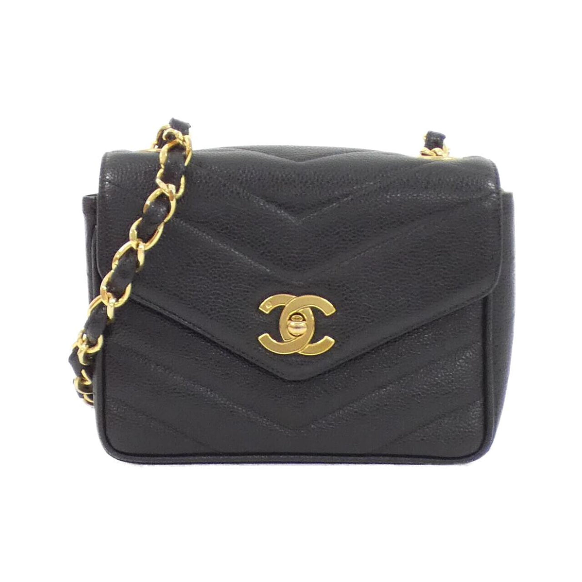 Chanel Caviar Skin Shoulder Bag