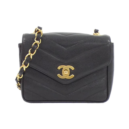 Chanel Caviar Skin Shoulder Bag