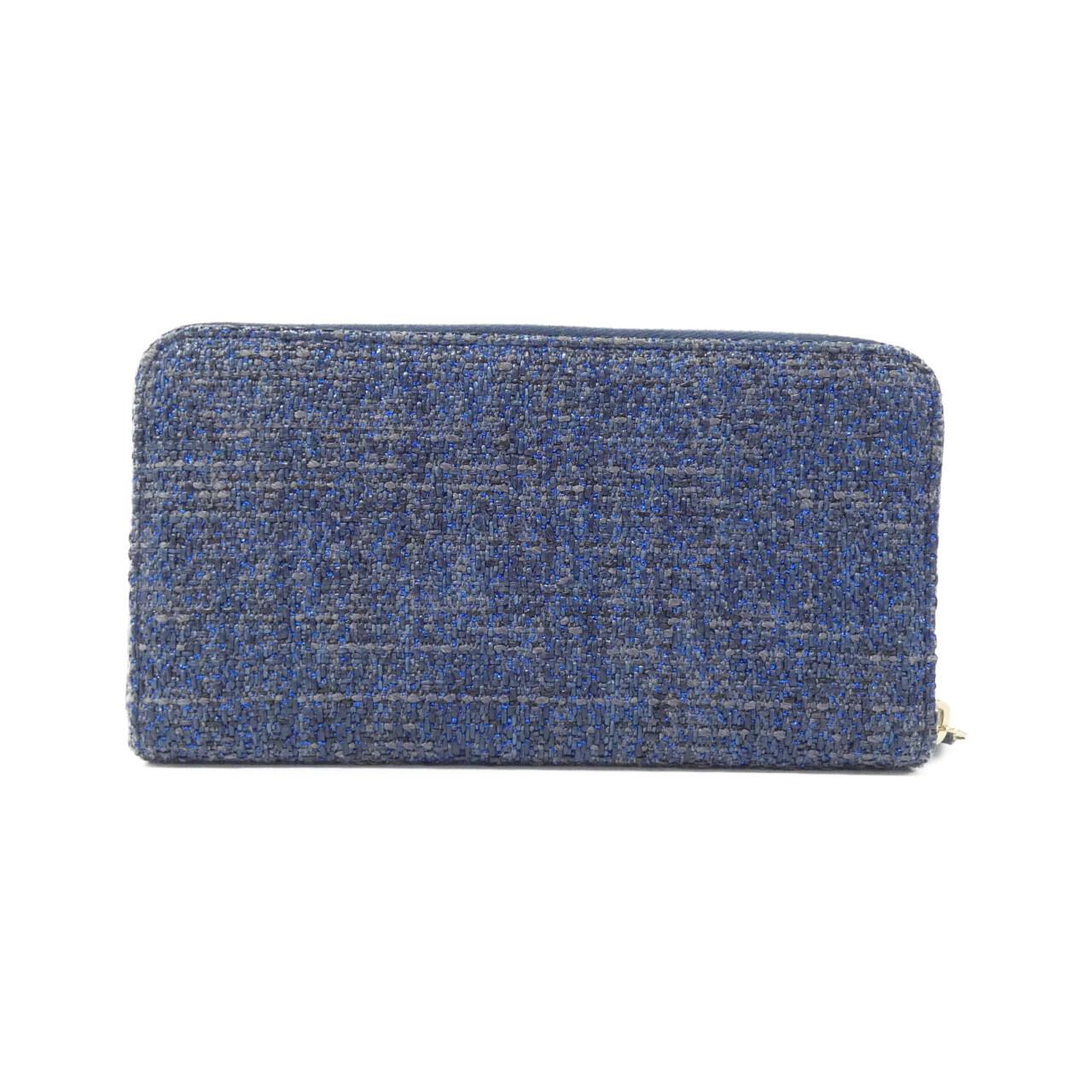 Chanel Deauville Line Canvas Long Wallet