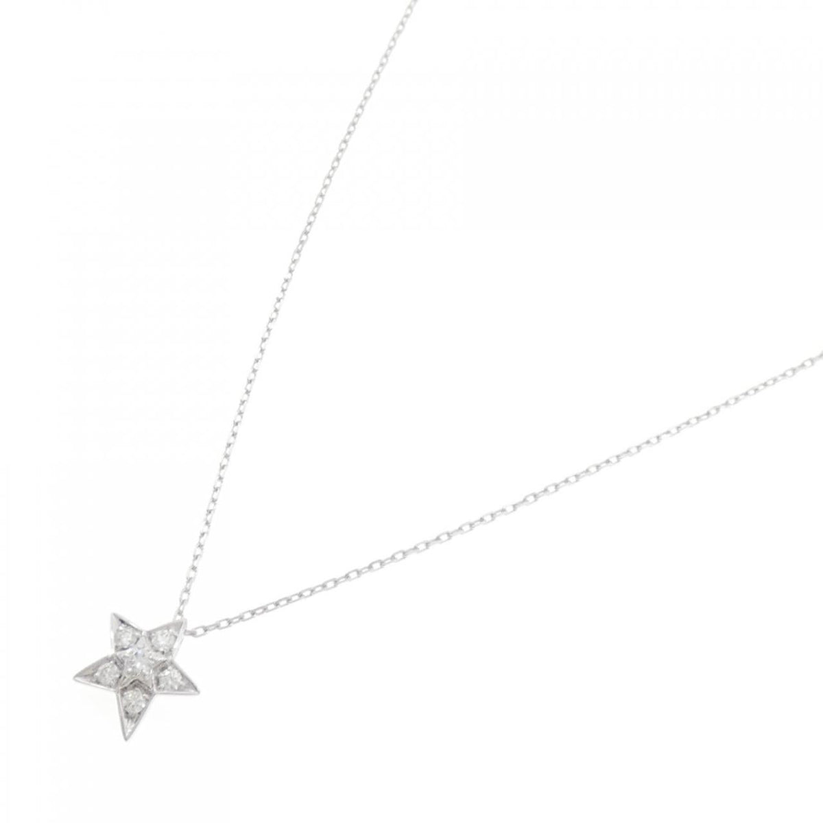 Chanel Comete 750 White Gold Diamond Necklace