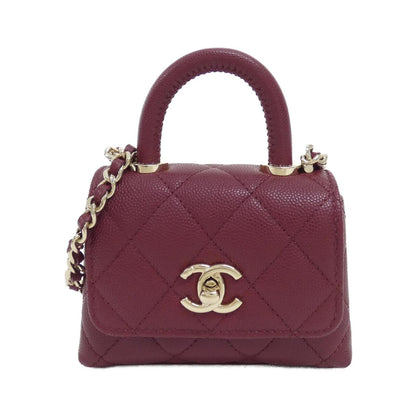 Chanel AP4245 Caviar Skin Chain Clutch