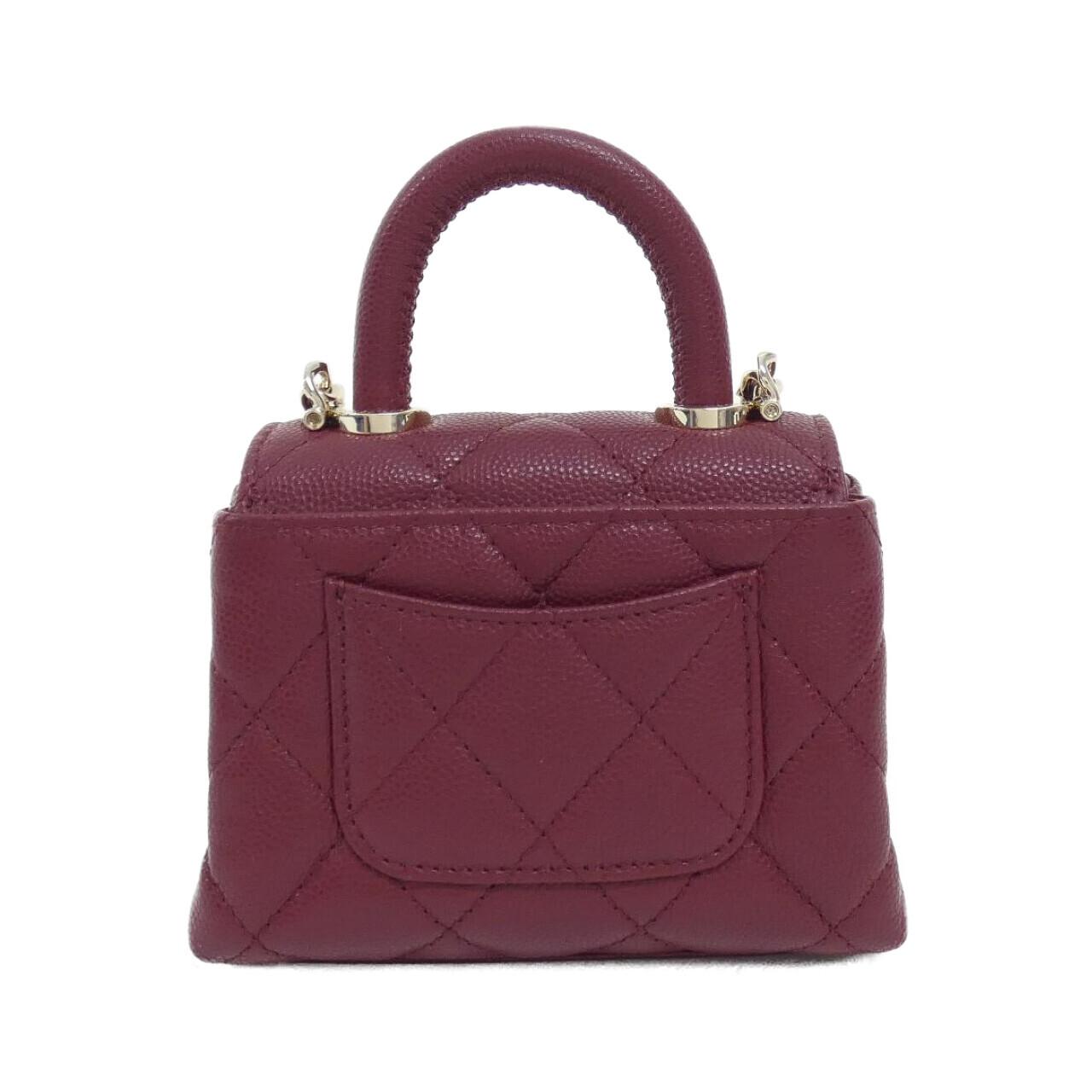 Chanel AP4245 Caviar Skin Chain Clutch