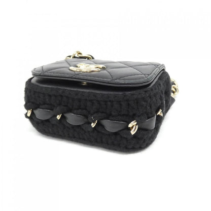 Chanel AP2532 Lambskin Knit Chain Clutch