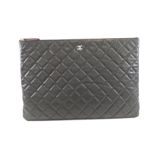 Chanel Timeless Classic Caviar Skin Pouch