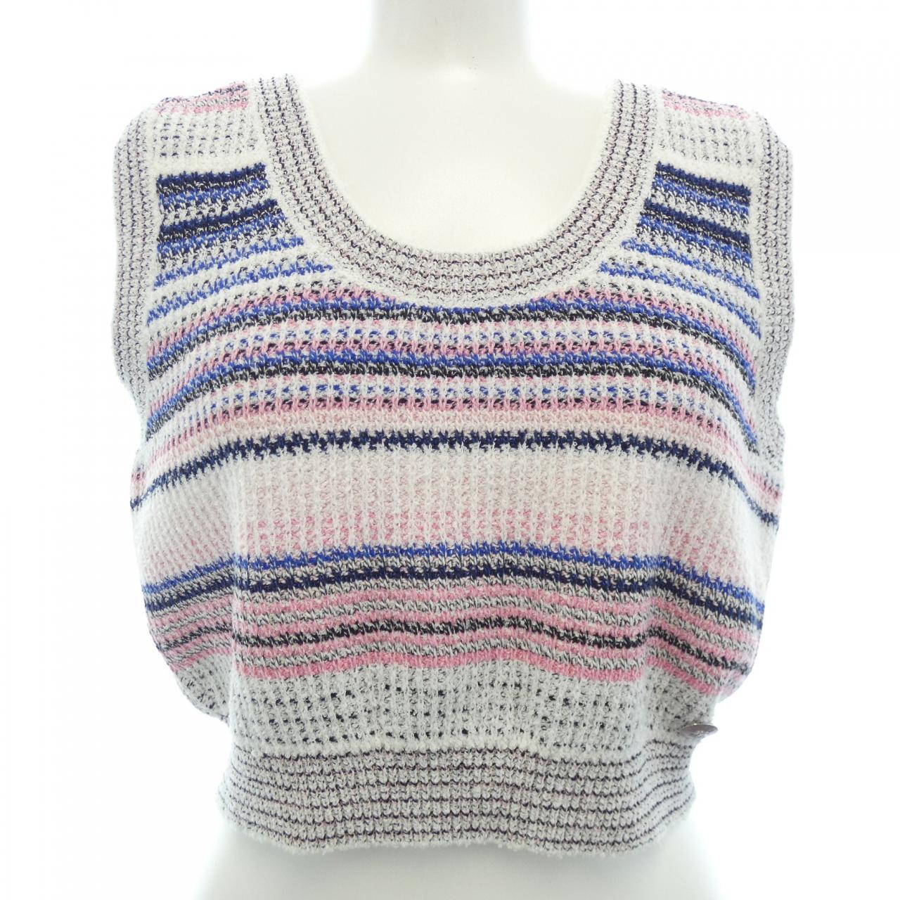 Chanel P77111K11156 24S Cashmere Blend Vest