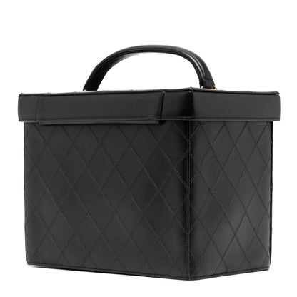 1994 Black Quilted Vanity Case